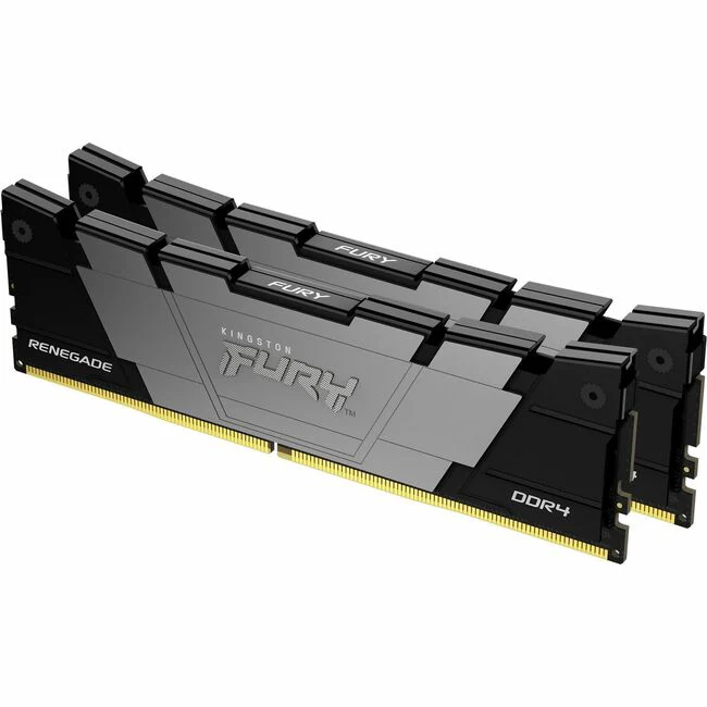 Kingston FURY Renegade 16GB (2 x 8GB) DDR4 SDRAM Memory Kit - For Motherboard - 16 GB (2 x 8GB) - DDR4-5333/PC4-42666 DDR4 SDRAM - 5333 MHz Single-rank Memory - CL20 - 1.60 V - Non-ECC - Unbuffered - 288-pin - DIMM
