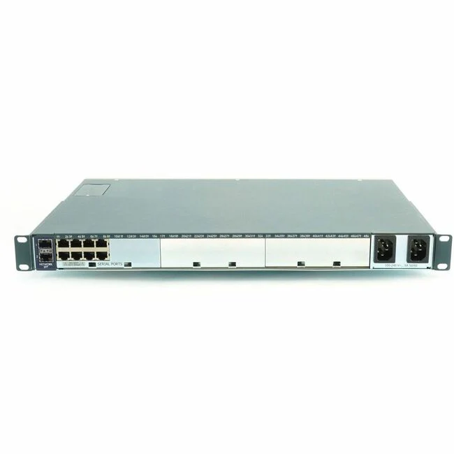 Lantronix SLC 8000 Device Server - Twisted Pair, Optical Fiber - 2 Total Expansion Slot(s) - 2 x Network (RJ-45) - 1 x USB - 8 x Serial Port - 10/100/1000Base-T, 1000Base-X - Gigabit Ethernet - Management Port - Rack-mountable