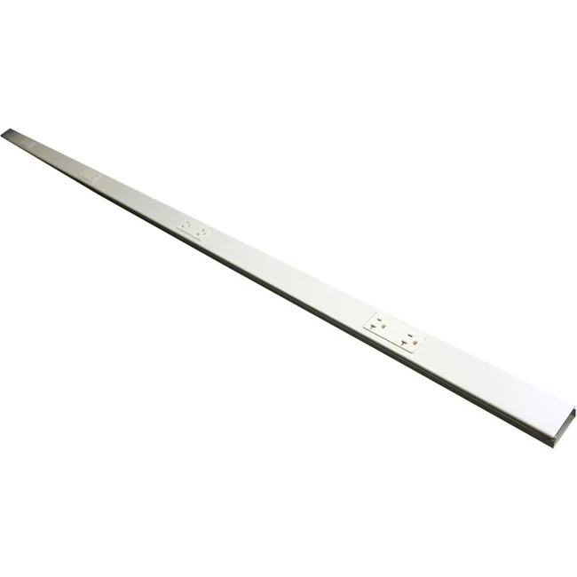 Legrand Steel Plugmold Multioutlet Strip - 8 - 120 V AC Voltage - Ivory
