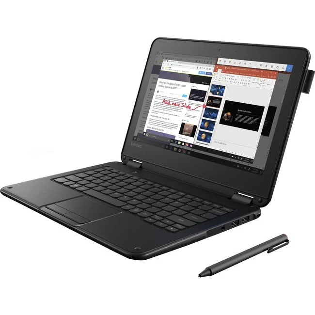 Lenovo 300e Winbook 81FY000SUS 11.6" 2 in 1 Notebook N3450 4GB Touchscreen Win10 Pro