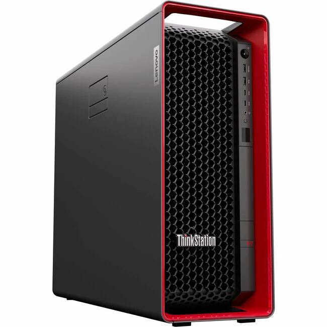 Lenovo ThinkStation P7 30F3005AUS Workstation - 1 x Intel Xeon Hexapentaconta-core (56 Core) w9-3495X 1.90 GHz - 64 GB DDR5 SDRAM RAM - 2 TB SSD - Intel W790 Chip - Windows 11 Pro for Workstations - Serial ATA, NVMe Controller - English Keyboard - Gigabit