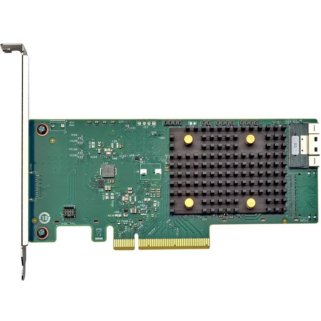 Lenovo ThinkSystem RAID 540-8i PCIe Gen4 12Gb Adapter - 12Gb/s SAS - PCI Express 4.0 x8 - Plug-in Card - RAID Supported - 0, 1, 10, JBOD RAID Level - One x8 SFF-8654 - 8 Total SAS Port(s) - 8 SAS Port(s) Internal - PC
