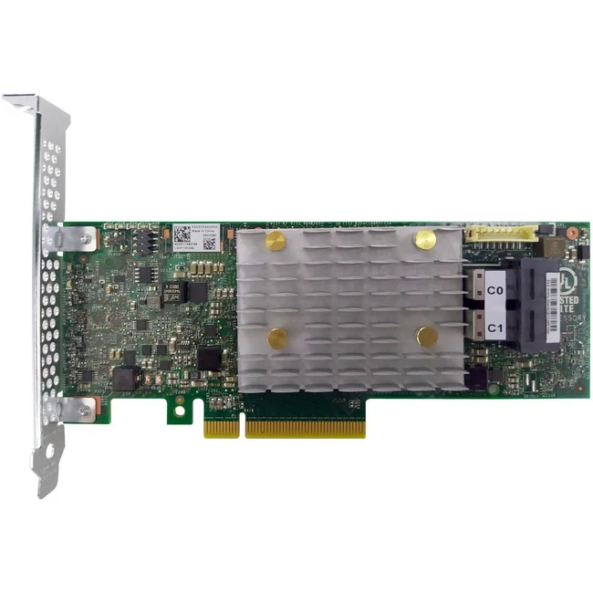 Lenovo ThinkSystem RAID 9350-8i 2GB Flash PCIe 12Gb Internal Adapter - 12Gb/s SAS - PCI Express 3.0 x8 - Plug-in Card - RAID Supported - 0, 1, 5, 6, 10, 50, 60, JBOD RAID Level - 2x SlimSAS x4 (SFF-8654) - 8 Total SAS Port(s) - 8 SAS Port(s) Internal - PC
