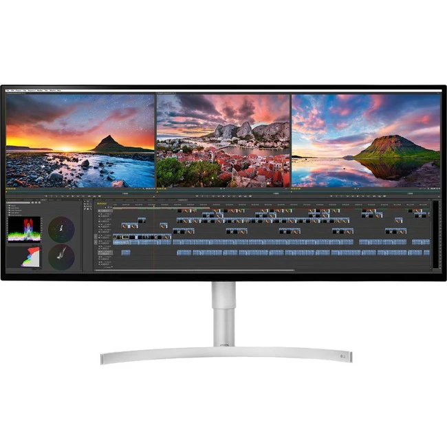 LG 34WK95U-W 34" Class 5K UHD LCD Monitor - 21:9 - 34" Viewable - Nano In-plane Switching (Nano IPS) Technology - LED Backlight - 5120 x 2160 - 5 ms GTG - HDMI - DisplayPort