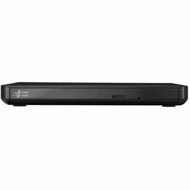 LG GP60NB50 External Ultra Slim Portable DVDRW Black - Retail Pack - DVD-RAM/±R/±RW Support - 24x CD Read/24x CD Write/24x CD Rewrite - 8x DVD Read/8x DVD Write/8x DVD Rewrite - 8x M-DISC Read/4x M-DISC Write - Double-layer Media Supported - USB