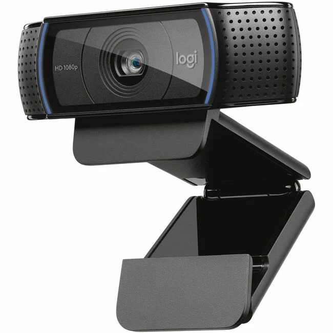 Logitech C920S Webcam - 2.1 Megapixel - 30 fps - USB 3.1 - 1 Pack(s) - 1920 x 1080 Video - Auto-focus - 78&deg; Angle - 1.2x Digital Zoom - Microphone - Notebook, Monitor