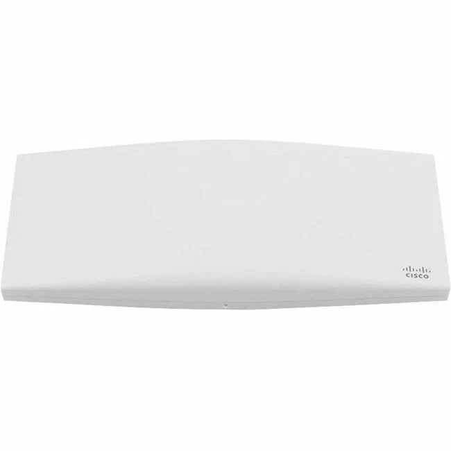 Meraki MR55 Dual Band IEEE 802.11ax 5.90 Gbit/s Wireless Access Point - Indoor - 2.40 GHz, 5 GHz - Internal - MIMO Technology - 1 x Network (RJ-45) - 5 Gigabit Ethernet - 22 W - Desktop, Ceiling Mountable, Wall Mountable, Flush Mount