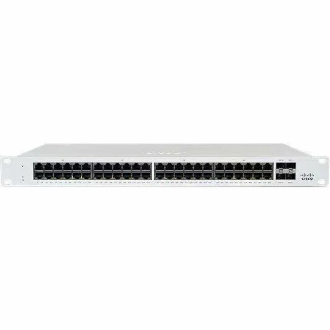 Meraki MS130-48-HW Ethernet Switch - 48 Ports - Manageable - 10 Gigabit Ethernet - 10/100/1000Base-T, 10GBase-X - 2 Layer Supported - 740 W PoE Budget - Optical Fiber, Twisted Pair - PoE Ports - Rack-mountable