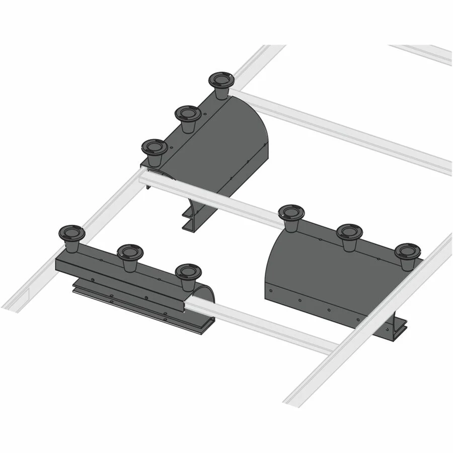Middle Atlantic Ladder End Drop with Spools, 5 Inches Wide