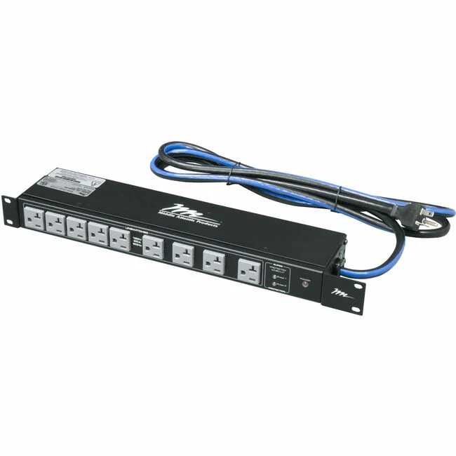 Middle Atlantic PD-1820R-RN 18-Outlets PDU - NEMA 5-20P - 18 x NEMA 5-20R - 120 V AC - 1U - Horizontal/Vertical - Rack-mountable