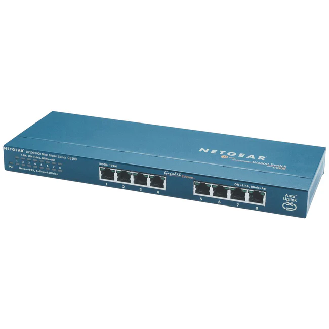 Netgear ProSafe GS108 Ethernet Switch - 8 x 10/100/1000Base-T