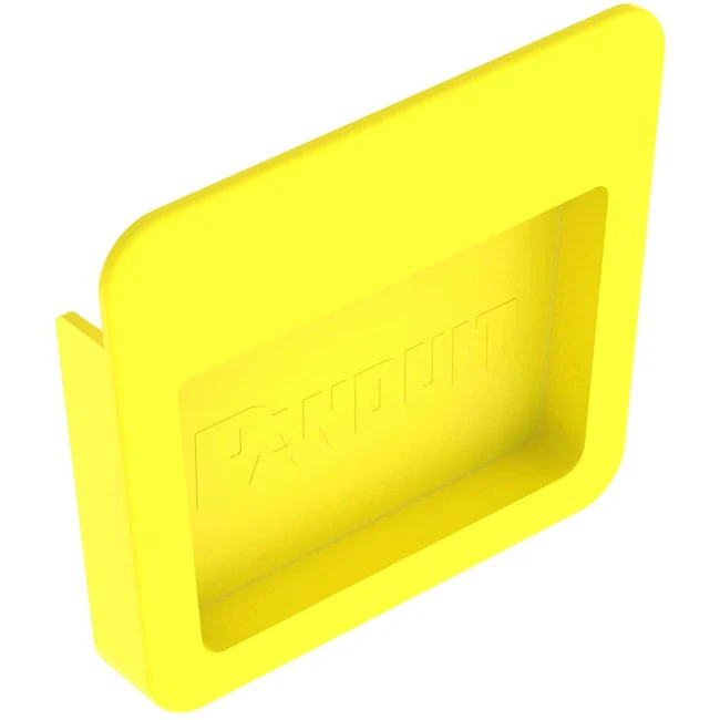 Panduit FiberRunner&reg; End Cap, 4x4, Yellow