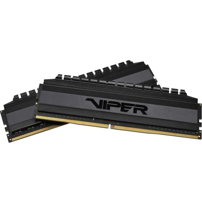 Patriot Memory Viper 4 Blackout 16GB (2 x 8GB) DDR4 SDRAM Memory Kit - For Motherboard - 16 GB (2 x 8GB) - DDR4-3200/PC4-25600 DDR4 SDRAM - 3200 MHz - CL16 - 1.35 V - Retail - Non-ECC - Unbuffered - 288-pin - DIMM - Lifetime Warranty
