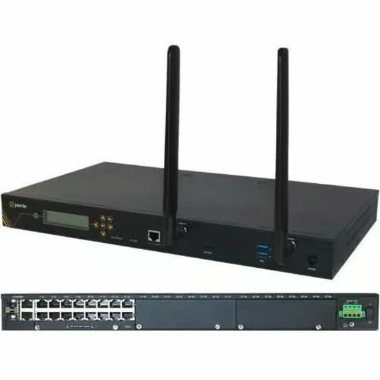 Perle IOLAN SCG18 R-LAMD Console Server - 1000 MB - Twisted Pair, Optical Fiber - 2 Total Expansion Slot(s) - 2 x Network (RJ-45) - 3 x USB - 16 x Serial Port - 10/100/1000Base-T, 1000Base-X - Gigabit Ethernet - Management Port - Rack-mountable