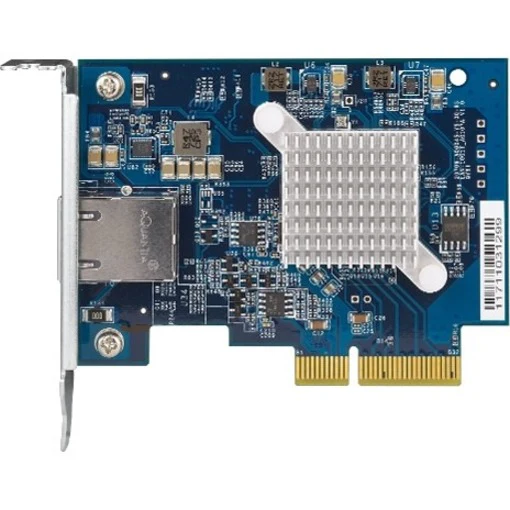QNAP QXG-10G1T 10Gigabit Ethernet Card - PCI Express 3.0 x4 - 1 Port(s) - 1 - Twisted Pair - 10GBase-T - Plug-in Card