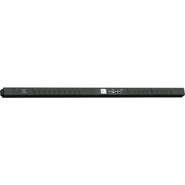Raritan PX3-4405V 20-Outlets PDU - Monitored - NEMA 5-20P (2P3W) - 20 x NEMA 5-20R - 120 V AC - Network (RJ-45) - 0U - Vertical - Rack-mountable