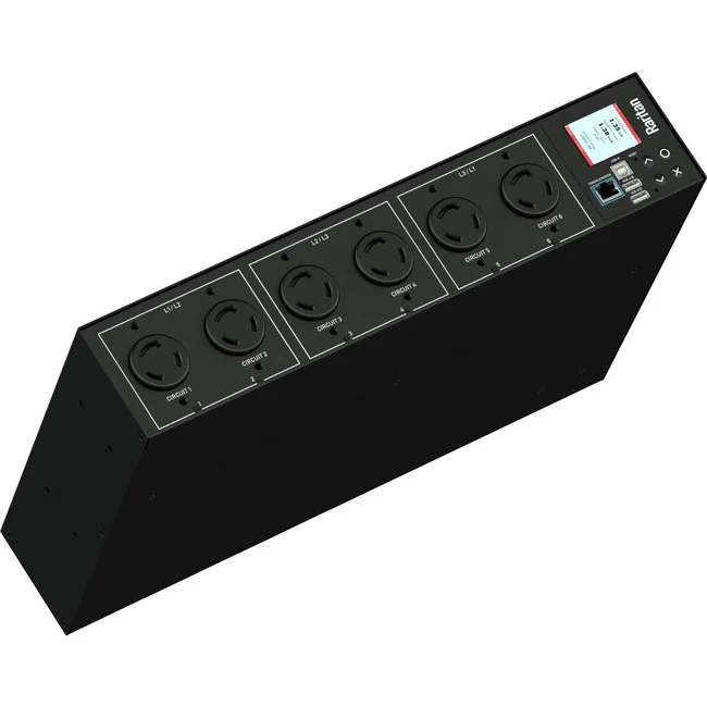 Raritan PX3-4940R (6) NEMA L6-30R PDU - CS8365C (3P4W) - 6 x NEMA L6-30R - 208 V - Network (RJ-45)