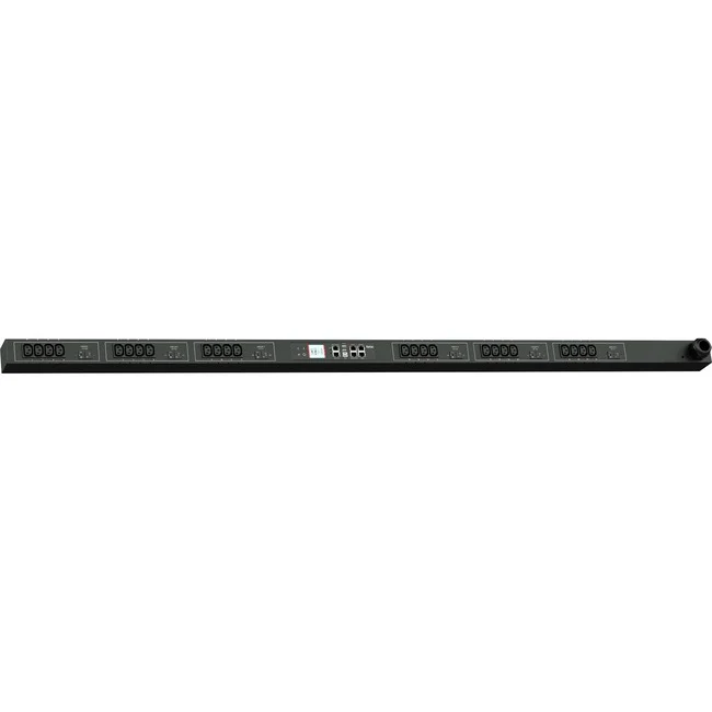 Raritan PX3-5540-M10N5V2 24-Outlets PDU - Monitored - CS8365C (3P4W) - 24 x IEC 60320 C13 - 208 V AC - Network (RJ-45) - 0U - Vertical - Rack-mountable