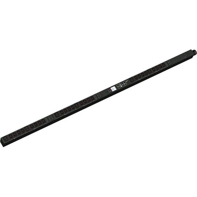 Raritan PX3-5668U-E2M5V2 30-Outlet PDU - Monitored - IEC 60309 3P+N+E 6h 32A (4P5W) - 24 x U-Lock IEC 60320 C13, 6 x U-Lock IEC 60320 C19 - 400 V AC - Network (RJ-45) - 0U - Vertical - Rack-mountable