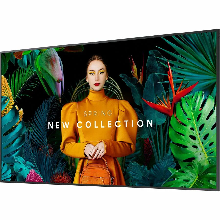 Samsung Crystal UHD Signage QHC - 65" LCD - Vertical Alignment (VA) - 24 Hours/7 Days Operation - 3840 x 2160 - 8 ms - 700 cd/m² - 2160p - HDMI - USB - Serial - Wireless LAN - Bluetooth - Ethernet - Tizen 7.0 - Energy Star