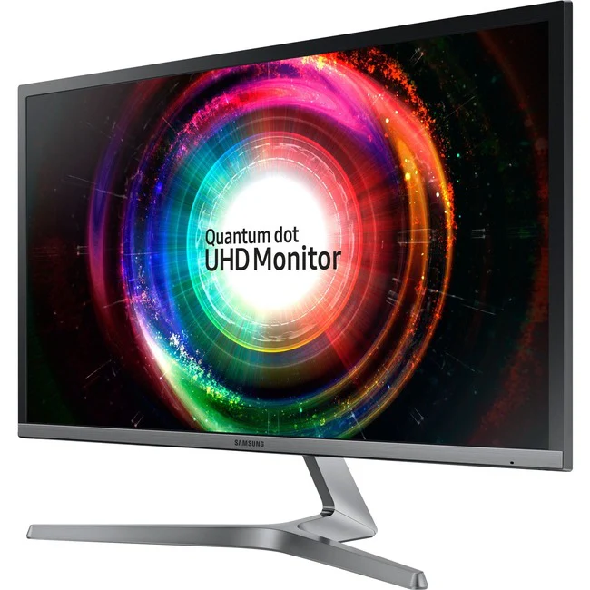 Samsung U28H750UQN 4K UHD LCD Monitor - 16:9 - Black, Silver - Quantum Dot LED Backlight - 3840 x 2160 - 1.07 Billion Colors - FreeSync - 300 Nit - 1 ms - HDMI - DisplayPort