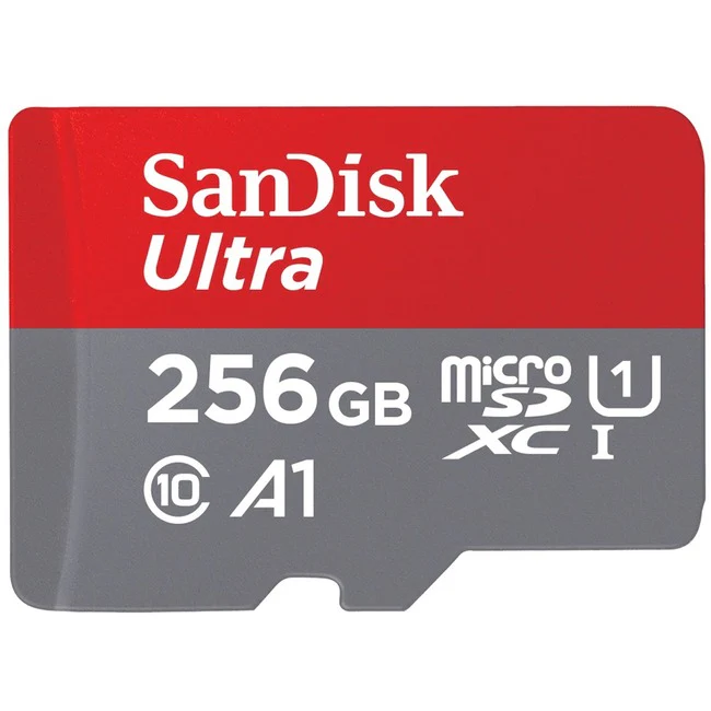 SanDisk Ultra 256 GB UHS-I microSDXC - 100 MB/s Read - 10 Year Warranty