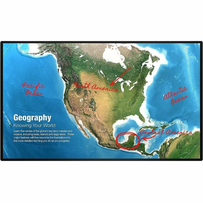 Sharp AQOUS BOARD 4WB65FT5U Collaboration Display - 65" LCD - Infrared (IrDA) - Touchscreen - 3840 x 2160 - LED - 300 Nit - 1,300:1 Contrast Ratio - 2160p - USB - HDMI - VGA