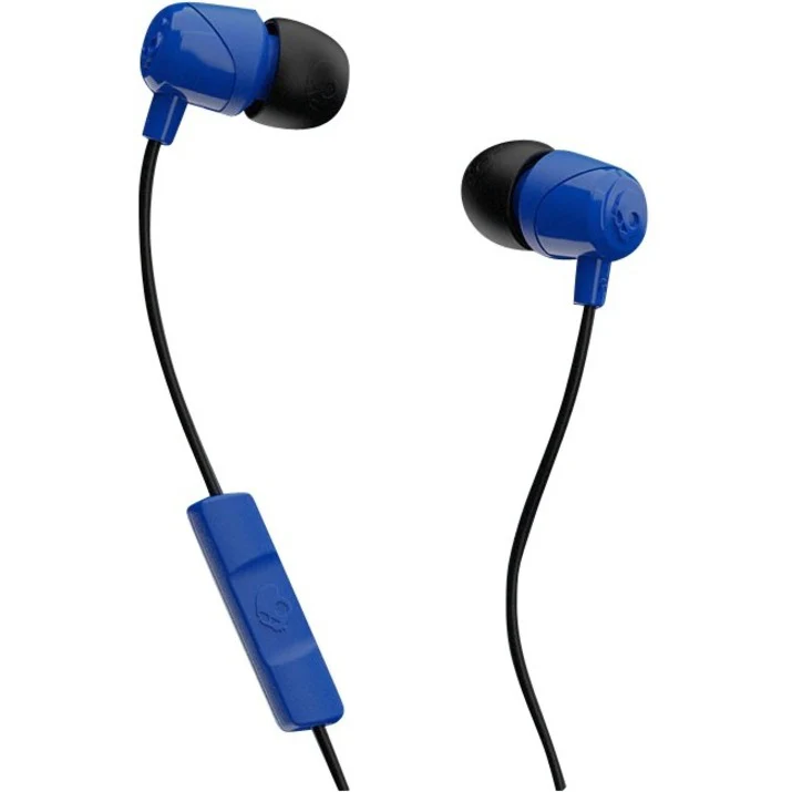 Skullcandy Jib Earbuds with Microphone - Stereo - Mini-phone (3.5mm) - Wired - 17 Ohm - 20 Hz - 20 kHz - Earbud - Binaural - In-ear - 3.9 ft Cable - Miami Blue