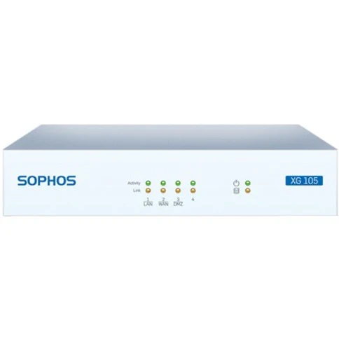 Sophos SG 115 Network Security/Firewall Appliance - 4 Port - 1000Base-T - Gigabit Ethernet - 4 x RJ-45 - 1U - Desktop, Rack-mountable
