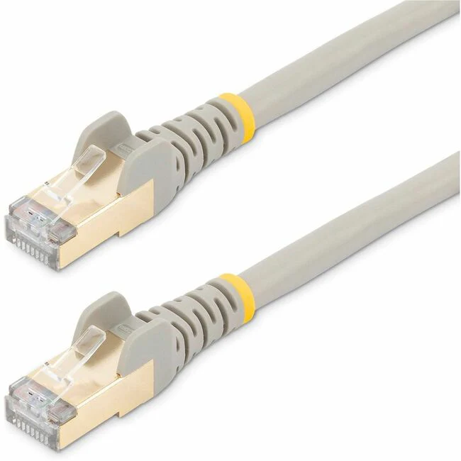 StarTech.com 1 ft Gray Shielded Snagless 10 Gigabit RJ45 STP Cat6a Patch Cable
