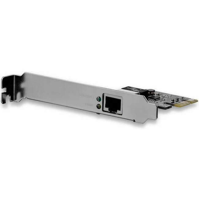 StarTech.com 1 Port PCI Express PCIe Gigabit Network Server Adapter NIC Card - Dual Profile - Add a 10/100/1000Mbps Ethernet port to any PC through a PCI Express slot - pci express gigabit network card - pci express gigabit lan card - pci express gigabit