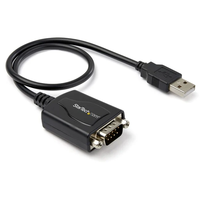 StarTech.com 1 Port Professional USB to Serial Adapter Cable with COM Retention