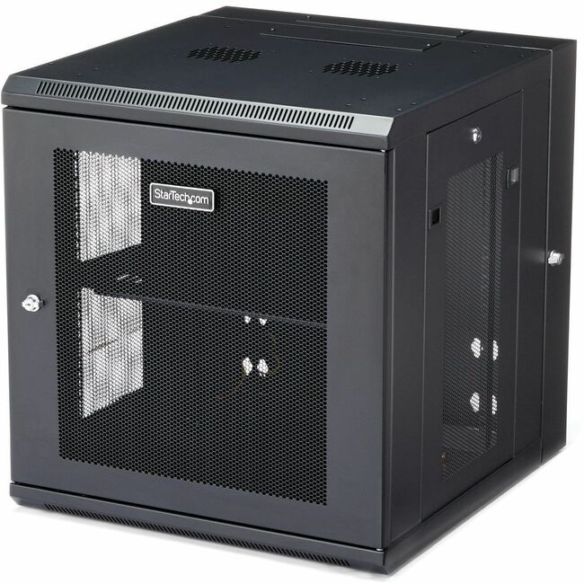StarTech.com 12U Wall-Mount Server Rack Cabinet - 19.7 in. Deep - Hinged