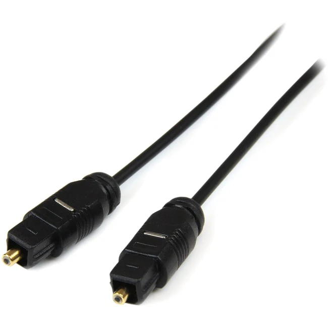 StarTech.com 6 ft Toslink Digital Optical SPDIF Audio Cable
