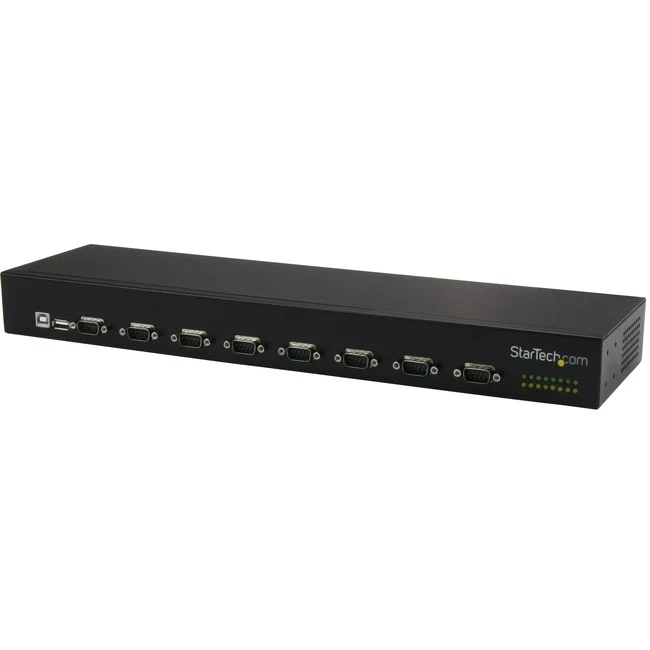 StarTech.com USB to Serial Hub &acirc;&euro;" 8 Port &acirc;&euro;" COM Port Retention &acirc;&euro;" Rack Mount and Daisy Chainable &acirc;&euro;" FTDI USB to RS232 Hub - Convert a USB port into 8 RS232 serial ports in an industrial rack-mountable chassi