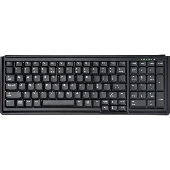 TG3 TG103 Keyboard - Cable Connectivity - USB Interface - 103 Key - QWERTY Layout - Membrane/Scissor Keyswitch