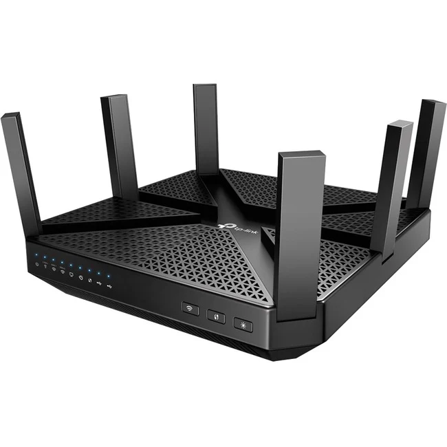 TP-Link Archer C4000 Wi-Fi 5 IEEE 802.11ac Ethernet Wireless Router - 2.40 GHz ISM Band - 5 GHz UNII Band - 500 MB/s Wireless Speed - 4 x Network Port - 1 x Broadband Port - USB - Gigabit Ethernet