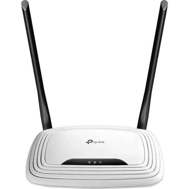 TP-LINK TL-WR841N - Wireless N300 Home Router, 300Mpbs, IP QoS, WPS Button - 2.48 GHz ISM Band - 2 x 5dBi High Power Antenna - Supports Access Point - 300 Mbps Wireless Speed - 4 x Network Port - 1 x Broadband Port - Fast Ethernet