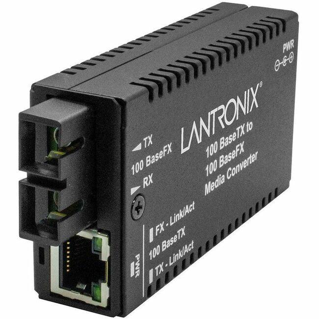 Transition Networks M/E-TX-FX-01(SM) Transceiver/Media Converter - 1 x Network (RJ-45) - 1 x SC Ports - Single-mode - 1310 nm Fiber - Fast Ethernet - 100Base-FX, 100Base-TX - 100 Mbit/s - 12.43 Mile - AC/DC - Wall Mountable, DIN Rail Mountable, Rack-mount