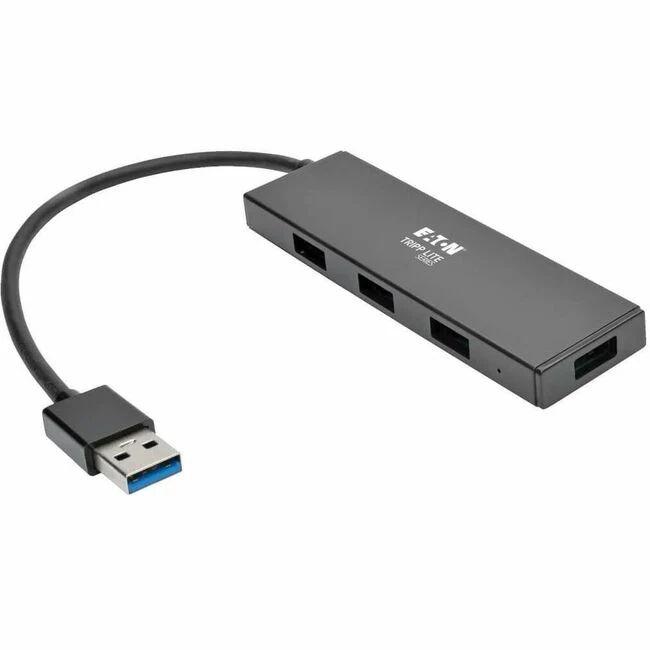 Tripp Lite by Eaton 4-Port Ultra-Slim Portable USB 3.0 SuperSpeed Hub - USB - External - 4 USB Port(s) - 4 USB 3.0 Port(s) - PC, Mac