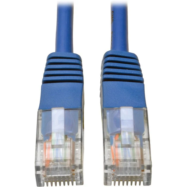 Tripp Lite by Eaton Cat5e 350 MHz Molded UTP Patch Cable (RJ45 M/M), Blue, 12 ft.