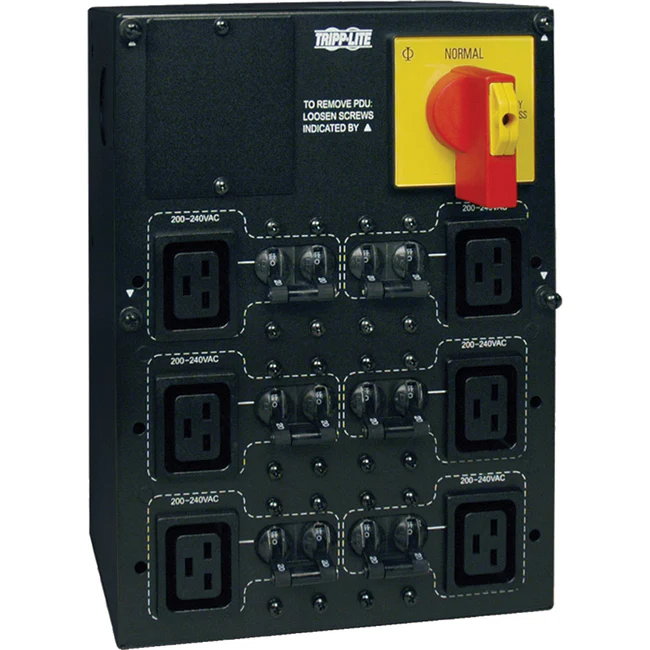 Tripp Lite by Eaton Detachable PDU option with IEC output connections for compatible SmartOnline UPS Systems - 6 x IEC 60320 C19
