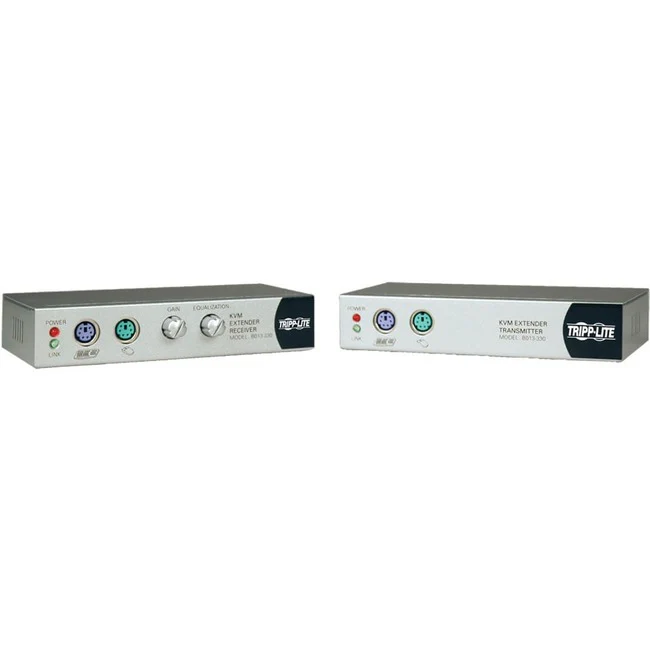 Tripp Lite by Eaton KVM Console Extender VGA over cat5 UTP for USB & PS/2 device - 328.08 ft Range - UXGA - 1600 x 1200 Maximum Video Resolution - 2 x Network (RJ-45) - 2 x PS/2 Port - 2 x VGA