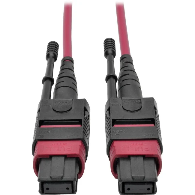 Tripp Lite by Eaton N845-02M-12-MG MTP/MPO Multimode Patch Cable, Magenta, 2 m