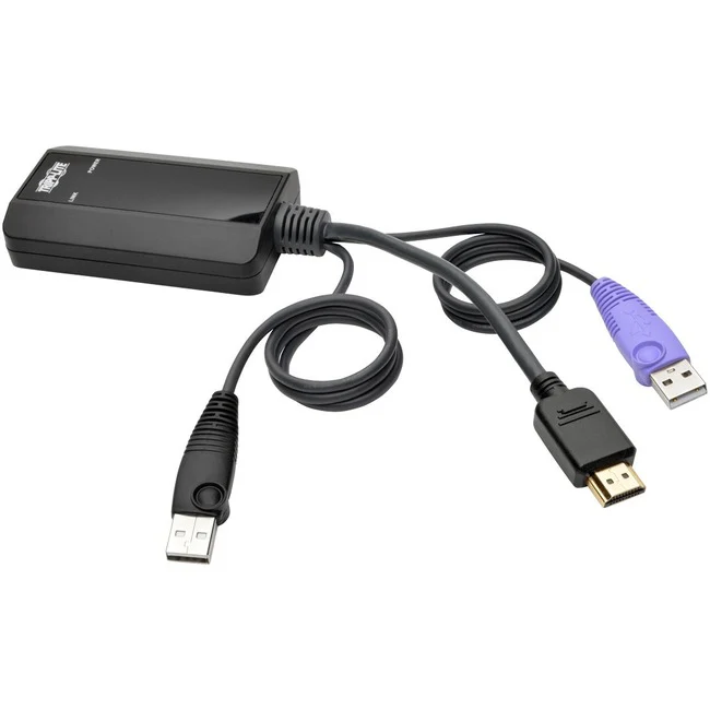 Tripp Lite by Eaton NetDirector HDMI USB Server Interface Unit with Virtual Media and CAC Support (B064-IPG Series) USB and HDMI - 1 Computer(s) - 164.04 ft Range - 1 x Network (RJ-45) x USB x HDMI - External