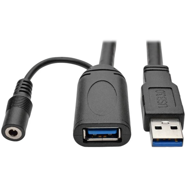 Tripp Lite by Eaton USB 3.0 SuperSpeed Active Extension Repeater Cable (USB-A M/F), 20 m (65 ft.)
