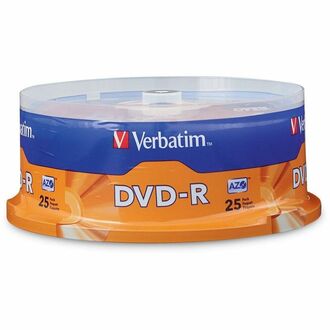 Verbatim DVD Recordable Media - DVD-R - 16x - 4.70 GB Spindle - 120mm - 2 Hour Maximum Recording Time