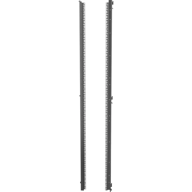 VERTIV 42U x 600mm  Wide 19" Server Rails Square Hole Black (Qty 2)