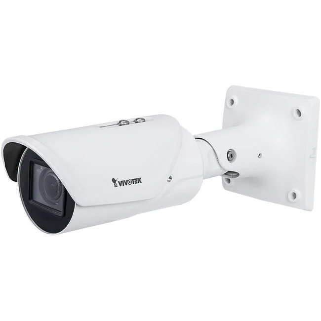 Vivotek IB9387-LPR 5 Megapixel Network Camera - Color - Bullet - Infrared Night Vision - H.265, H.264, MJPEG - 2560 x 1920 - 2.70 mm- 13.50 mm Varifocal Lens - 5x Optical - 60 fps - CMOS - Fast Ethernet - IK10 - IP66, IP67 - Weather Proof, Vandal Proof