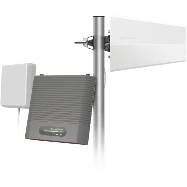WeBoost Destination RV 470159 Cellular Phone Signal Booster - 1700 MHz to 700 MHz, 850 MHz, 2100 MHz, 1900 MHz - Directional Antenna, Panel Antenna